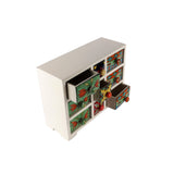 The Decor Mart Handpainted Floral Wood & Ceramic Jewellery Box (9 Drawers) - The Decor Mart 