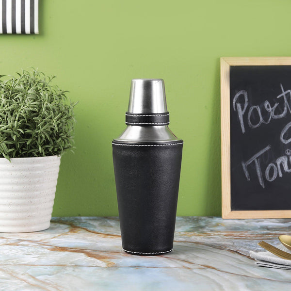 Leather Cocktail Shaker - The Decor Mart 