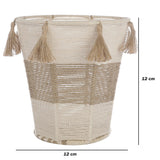 Macrame Bucket Multipurpose Basket - The Decor Mart 