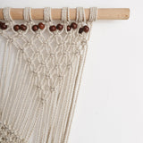 Macrame Curtain Wall Hanging- White - The Decor Mart 