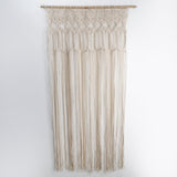 The Decor Mart Cotton Cord Macrame Off White Curtains - The Decor Mart 