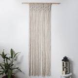 The Decor Mart Macrame Knotted Off White Curtains - The Decor Mart 