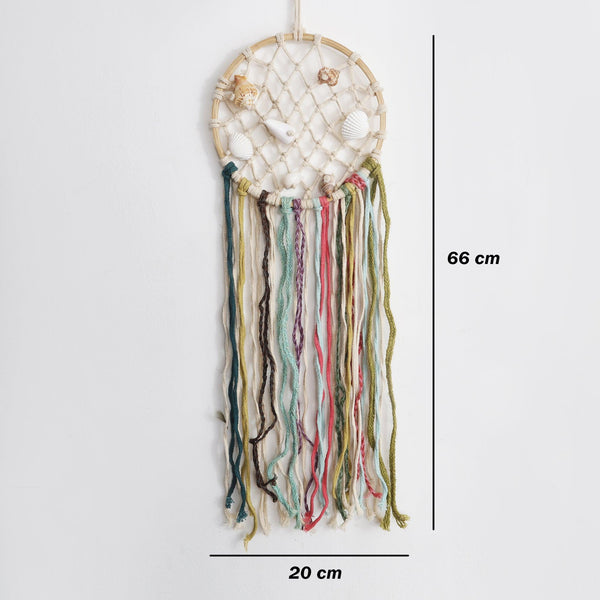 Handcrafted Dreamcatcher Wall Hanging- Multicolour - The Decor Mart 