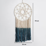 Handcrafted Dreamcatcher Wall Hanging- Blue - The Decor Mart 