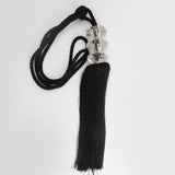The Decor Mart Curtain Holder And Tassel (Tie-Back Black) - Pack Of 2 - The Decor Mart 