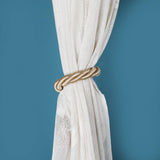 Curtain Tie Back (Beige)- Set of 2 - The Decor Mart 