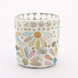 Floral Mirror Tea Light- Bronze(Pack of 4) - The Decor Mart 