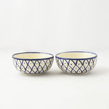 Blue Chakra Ceramic Bowl- Set of 2