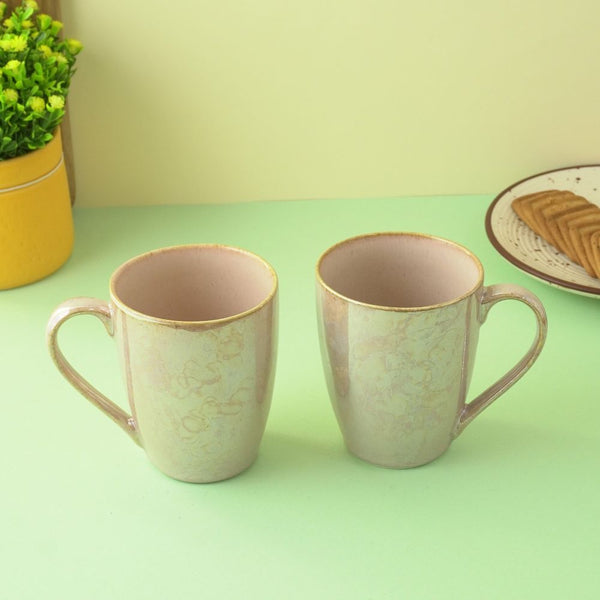 Holographic Ceramic Coffee Mug- Set of 2 