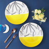 Abstract Ceramic Dinner Plates- Set of 2 