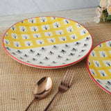 Dualistic Ceramic Dinner Plates- Set of 2 