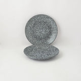Marble Finished Ceramic Quarter Plates- Set of 2 