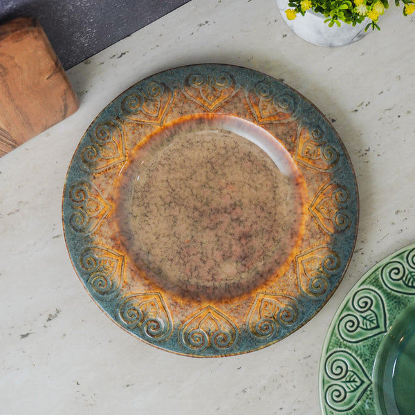 Ceramic Burnt Look Platter