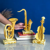 Musical Instruments Table Decor- Set Of 3