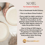 Ceramic Gold Fret Dinner Plate- Set Of 2 - The Decor Mart 