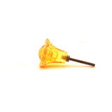 The Decor Mart Orange Glass Decorative Knobs - Set Of 4 - The Decor Mart 