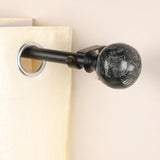 Magnamo MOP Extendable Curtain Rod Black 25MM (Hardware Included) - The Decor Mart 