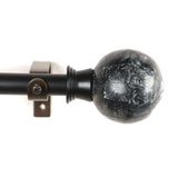 Magnamo MOP Extendable Curtain Rod Black 25MM (Hardware Included) - The Decor Mart 