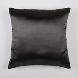 Satin Cushion Cover- Charcoal (Set of 2) - The Decor Mart 
