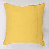 Cotton Two Way Cushion Cover- Yellow (Set of 5) - The Decor Mart 