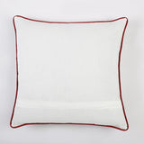 Cotton Two Way Printed Cushion Cover- White (Set of 5) - The Decor Mart 