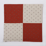 Cotton Two Way Printed Cushion Cover- Red & White (Set of 5) - The Decor Mart 
