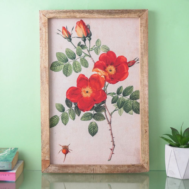 Wild Rose Canvas Painting