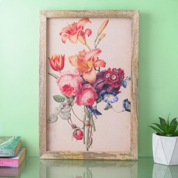 Botanical FLowers Canvas Painting 