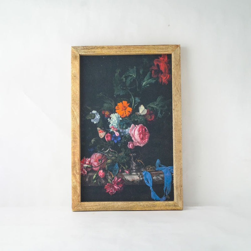 Vintage Flowers Canvas Painting
