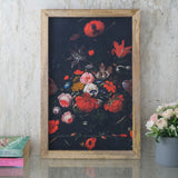 Moody Floral Canvas Painting
