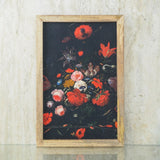 Moody Floral Canvas Painting