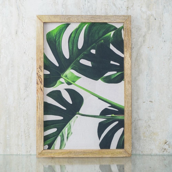 Tropical Leaf Canvas Painting