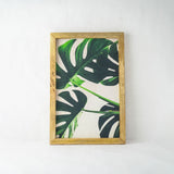 Tropical Leaf Canvas Painting