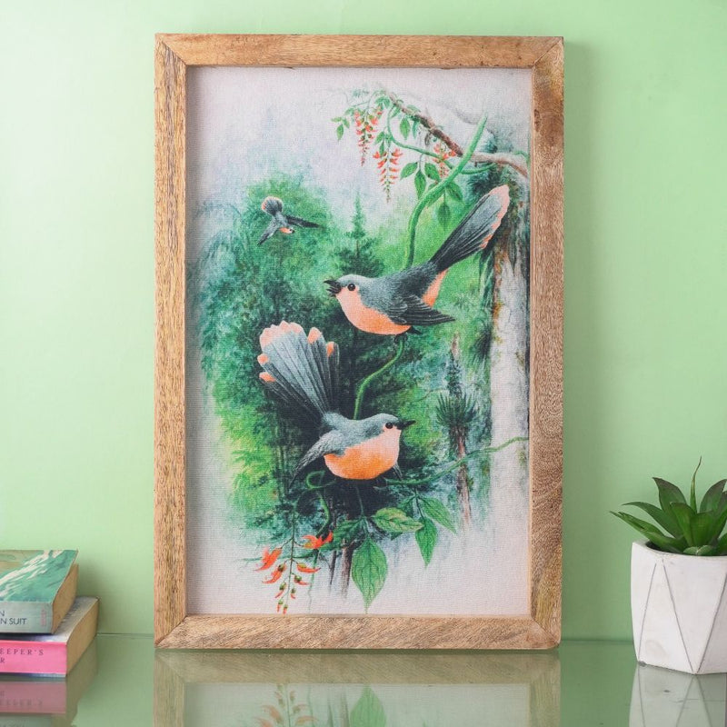 Forest Birds Canvas Painting 
