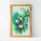 Forest Birds Canvas Painting 