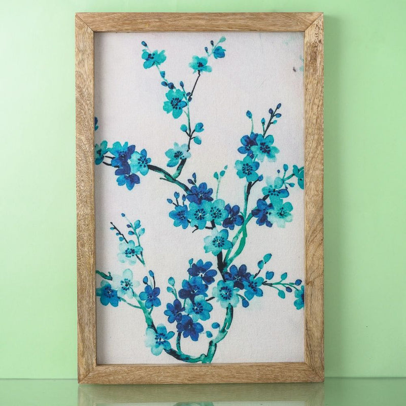 Blue Blossoms Canvas Painting
