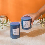 Nerouli Sea Breeze Scented Candles Set Of 2 (Medium, Small)