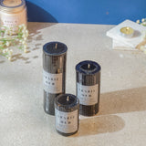 Oud Scented Pillar Candles Set Of 3