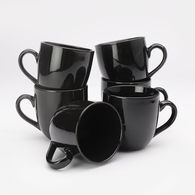 Ceramic Classic Tea Cup- Set of 6 - The Decor Mart 