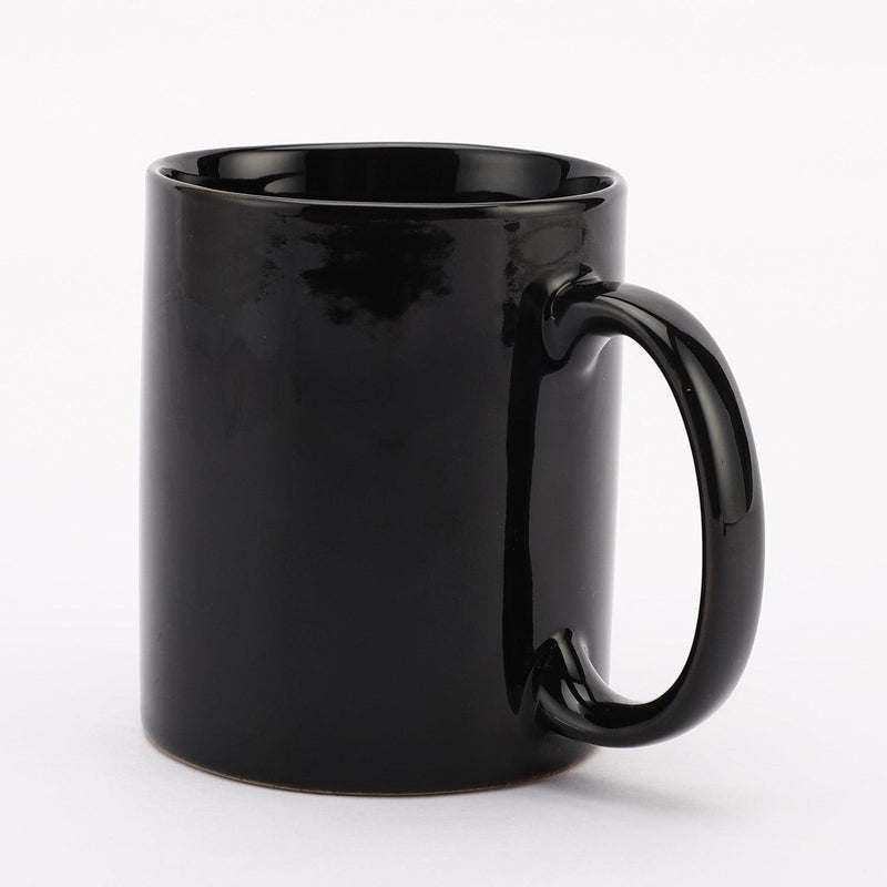 Ceramic Minimal Black Mug - Set of 6 - The Decor Mart 