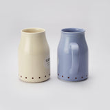 Ceramic Pastel Mug- Blue & Beige  (Set of 2) - The Decor Mart 