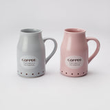 Ceramic Pastel Mug- Pink & Blue (Set  of 2) - The Decor Mart 