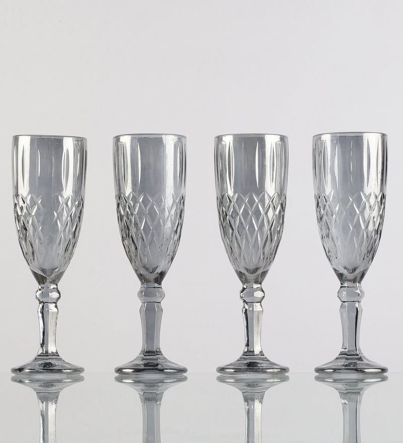 Tinted Tall Goblet- Grey