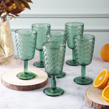 Tinted Goblet- Green