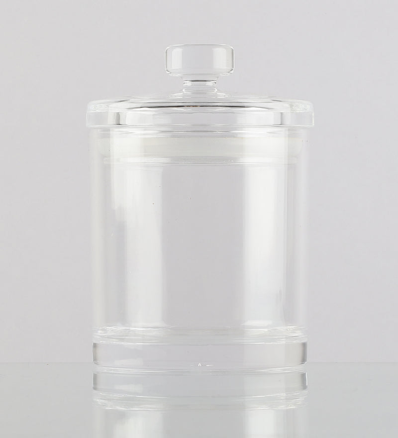 Round Acrylic Storage Container- Large