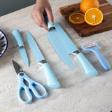 Blue Knife Set