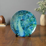 Blue Peacock Wall Plate