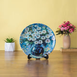 Blue Bouquet Of Flowers Wall Plate