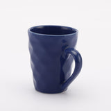 Ceramic Flowy Blue Mug Set  Of 6 - The Decor Mart 