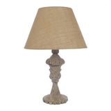 Distressed Antique Table Lamp With Shade (Bulb Included) - The Decor Mart 
